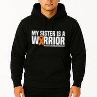 My Sister Is A Warrior Ms Multiple Sclerosis Awareness Hoodie