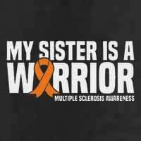 My Sister Is A Warrior Ms Multiple Sclerosis Awareness Adult Drive Performance Visor