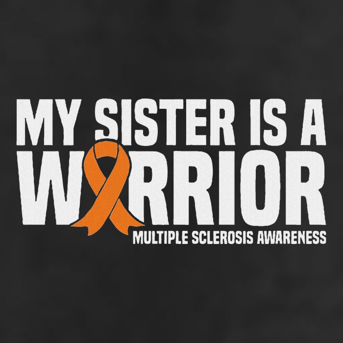 My Sister Is A Warrior Ms Multiple Sclerosis Awareness Adult Drive Performance Visor