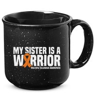 My Sister Is A Warrior Ms Multiple Sclerosis Awareness 15oz Campfire Ceramic Mug