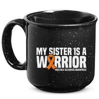My Sister Is A Warrior Ms Multiple Sclerosis Awareness 15oz Campfire Ceramic Mug