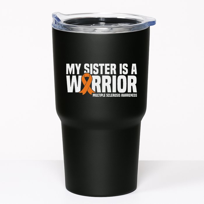 My Sister Is A Warrior Ms Multiple Sclerosis Awareness Tumbler