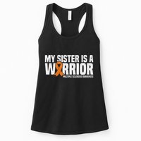My Sister Is A Warrior Ms Multiple Sclerosis Awareness Womens Tank Top