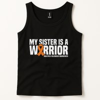 My Sister Is A Warrior Ms Multiple Sclerosis Awareness Tank Top