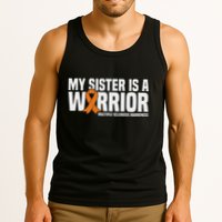My Sister Is A Warrior Ms Multiple Sclerosis Awareness Tank Top