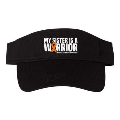 My Sister Is A Warrior Ms Multiple Sclerosis Awareness Visor