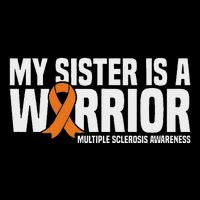 My Sister Is A Warrior Ms Multiple Sclerosis Awareness Zip Tote Bag