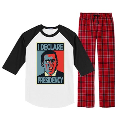 Michael Scott I Declare Presidency Raglan Sleeve Pajama Set