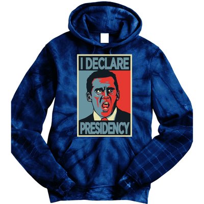 Michael Scott I Declare Presidency Tie Dye Hoodie