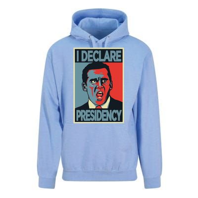 Michael Scott I Declare Presidency Unisex Surf Hoodie