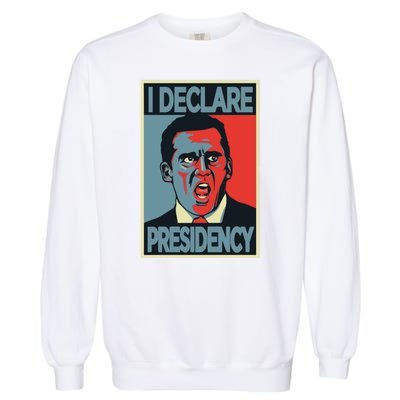 Michael Scott I Declare Presidency Garment-Dyed Sweatshirt