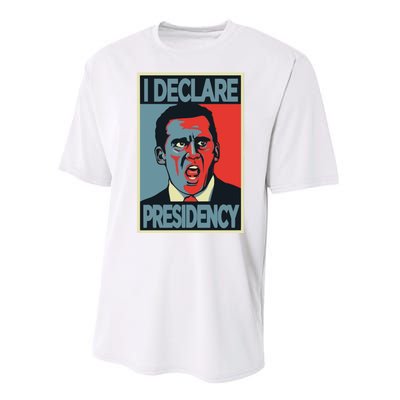 Michael Scott I Declare Presidency Performance Sprint T-Shirt