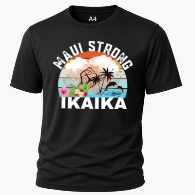 Maui Strong Ikaika Lahaina Banyan Tree Maui Hawaii Shoreline Performance Shirt