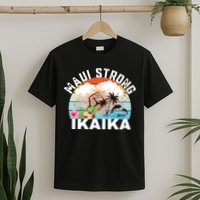 Maui Strong Ikaika Lahaina Banyan Tree Maui Hawaii Shoreline T-Shirt