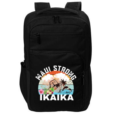 Maui Strong Ikaika Lahaina Banyan Tree Maui Hawaii Shoreline Impact Tech Backpack