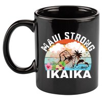 Maui Strong Ikaika Lahaina Banyan Tree Maui Hawaii Shoreline 11oz C Handle Ceramic Mug