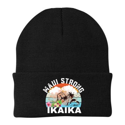 Maui Strong Ikaika Lahaina Banyan Tree Maui Hawaii Shoreline Beanie