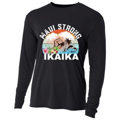 Maui Strong Ikaika Lahaina Banyan Tree Maui Hawaii Shoreline Cooling Performance Long Sleeve Crew