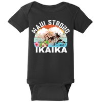 Maui Strong Ikaika Lahaina Banyan Tree Maui Hawaii Shoreline Baby Bodysuit