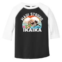 Maui Strong Ikaika Lahaina Banyan Tree Maui Hawaii Shoreline Toddler Fine Jersey T-Shirt