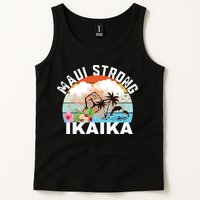 Maui Strong Ikaika Lahaina Banyan Tree Maui Hawaii Shoreline Tank Top