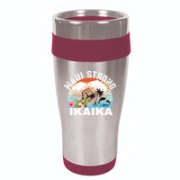 Maui Strong Ikaika Lahaina Banyan Tree Maui Hawaii Shoreline 16oz Travel Tumbler