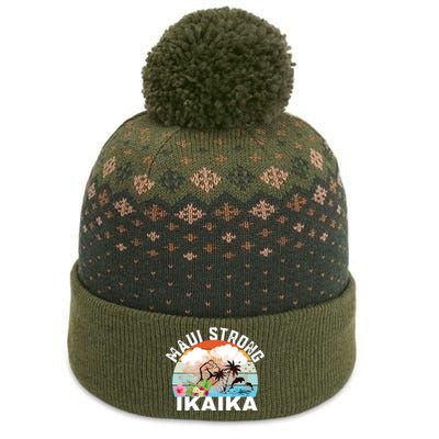 Maui Strong Ikaika Lahaina Banyan Tree Maui Hawaii Shoreline The Baniff Cuffed Pom Beanie