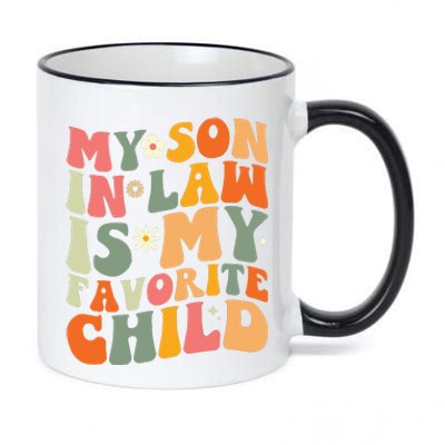 My Son In Law Is My Favorite Child 11oz Black Color Changing Mug