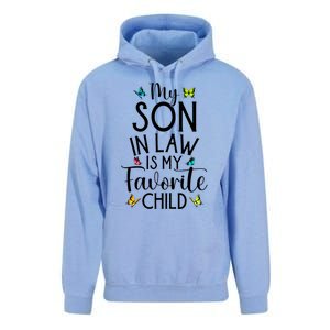 My Son In Law Is My Favorite Child Family Butterfly Design Unisex Surf Hoodie