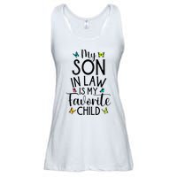 My Son In Law Is My Favorite Child Family Butterfly Design Ladies Essential Flowy Tank