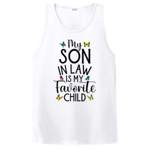 My Son In Law Is My Favorite Child Family Butterfly Design PosiCharge Competitor Tank