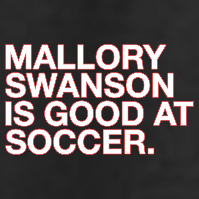 Mallory Swanson Is Good At Soccer Golf Towel