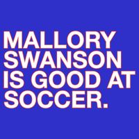 Mallory Swanson Is Good At Soccer Apron