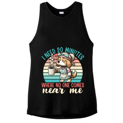 Mom Says I Need 20 Minutes Where No One Comes Near Me Meaningful Gift Ladies PosiCharge Tri-Blend Wicking Tank