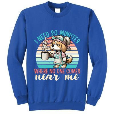 Mom Says I Need 20 Minutes Where No One Comes Near Me Meaningful Gift Tall Sweatshirt