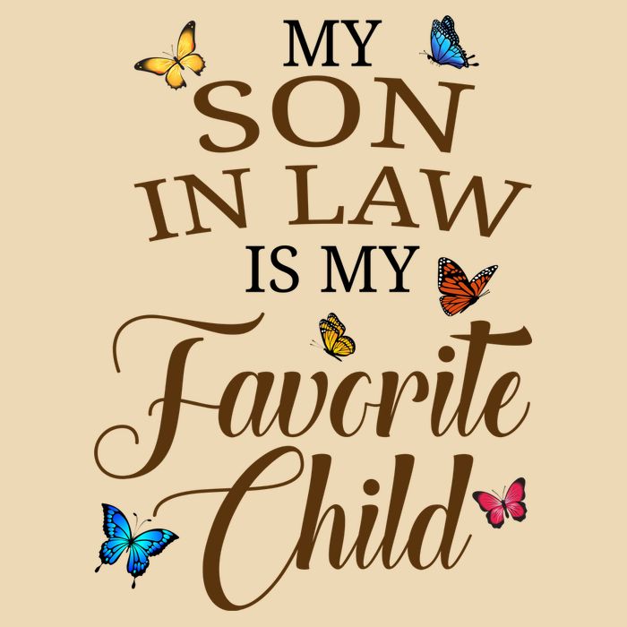 My Son In Law Is My Favorite Child Cute Gift Zip Tote Bag