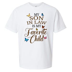 My Son In Law Is My Favorite Child Cute Gift Sueded Cloud Jersey T-Shirt