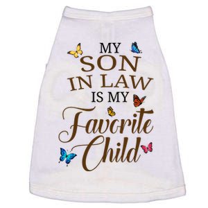 My Son In Law Is My Favorite Child Cute Gift Doggie Tank