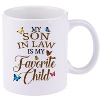 My Son In Law Is My Favorite Child Cute Gift 11oz C Handle Ceramic Mug