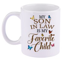 My Son In Law Is My Favorite Child Cute Gift 11oz C Handle Ceramic Mug