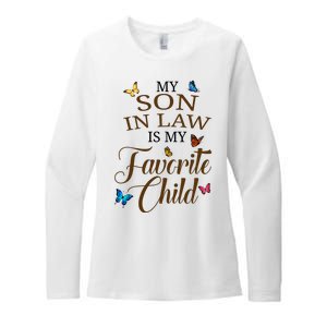 My Son In Law Is My Favorite Child Cute Gift Womens CVC Long Sleeve Shirt