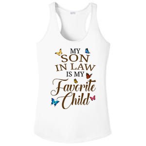 My Son In Law Is My Favorite Child Cute Gift Ladies PosiCharge Competitor Racerback Tank