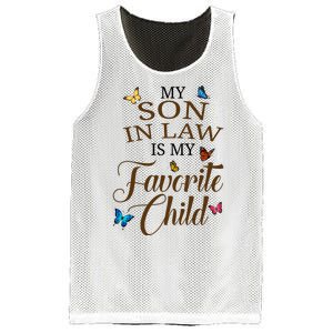 My Son In Law Is My Favorite Child Cute Gift Mesh Reversible Basketball Jersey Tank