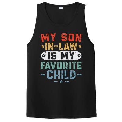 My Son In Law Is My Favorite Child Funny Family Humor Retro PosiCharge Competitor Tank