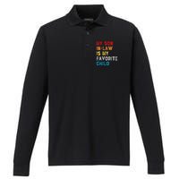 My Son In Law Is My Favorite Child For Motherinlaw Performance Long Sleeve Polo