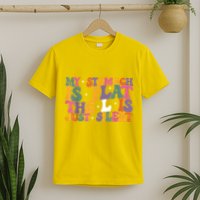 My Stomach Is Flat The L Is Just Silent Funny Fat Chubby T-Shirt