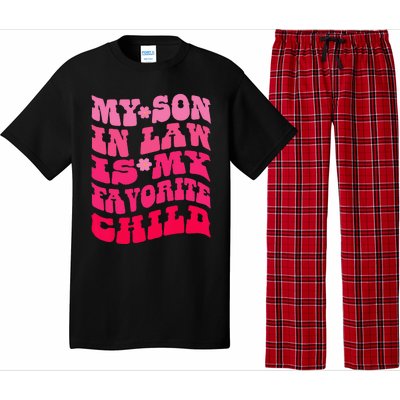 My Son In Law Is My Favorite Child Funny Family Humor Retro Pajama Set