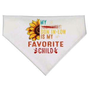 My Son In Law Is My Favorite Child Funny Replaced Daughter USA-Made Doggie Bandana