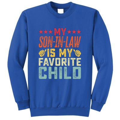 My Son In Law Is My Favorite Child Funny Family Matching Sweatshirt