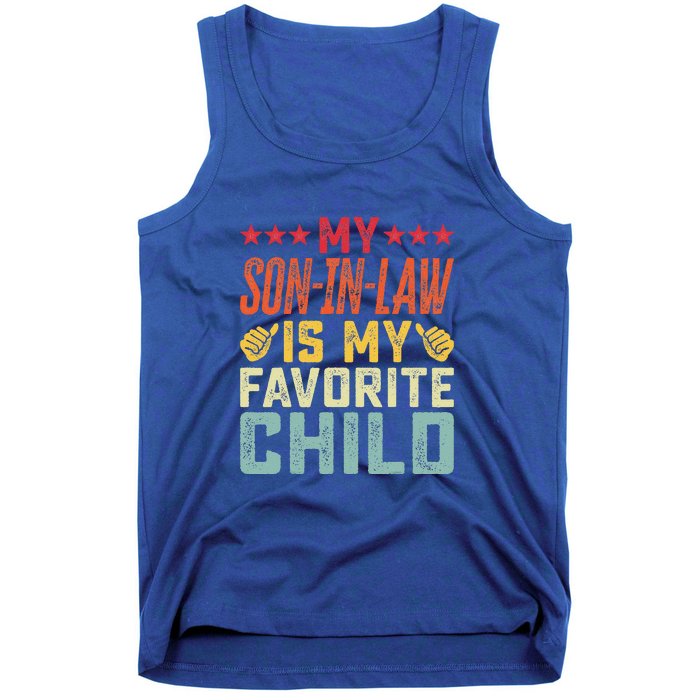 My Son In Law Is My Favorite Child Funny Family Matching Tank Top